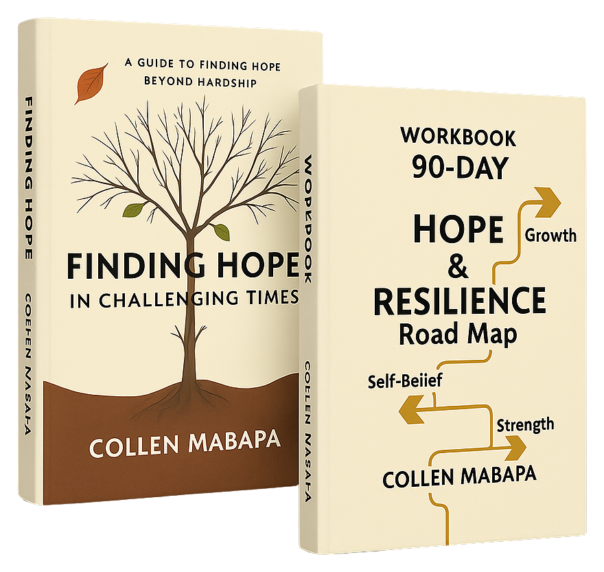 Finding Hope in Challenging Times book and 90-Day Hope and Resilience Workbook bundle